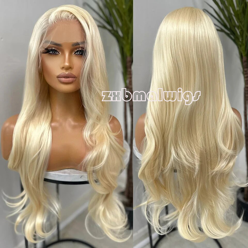 Synthetic Hair 613 Blonde Colo - đánh giá và giá 613 Blonde Body Wave Lace Front Wig