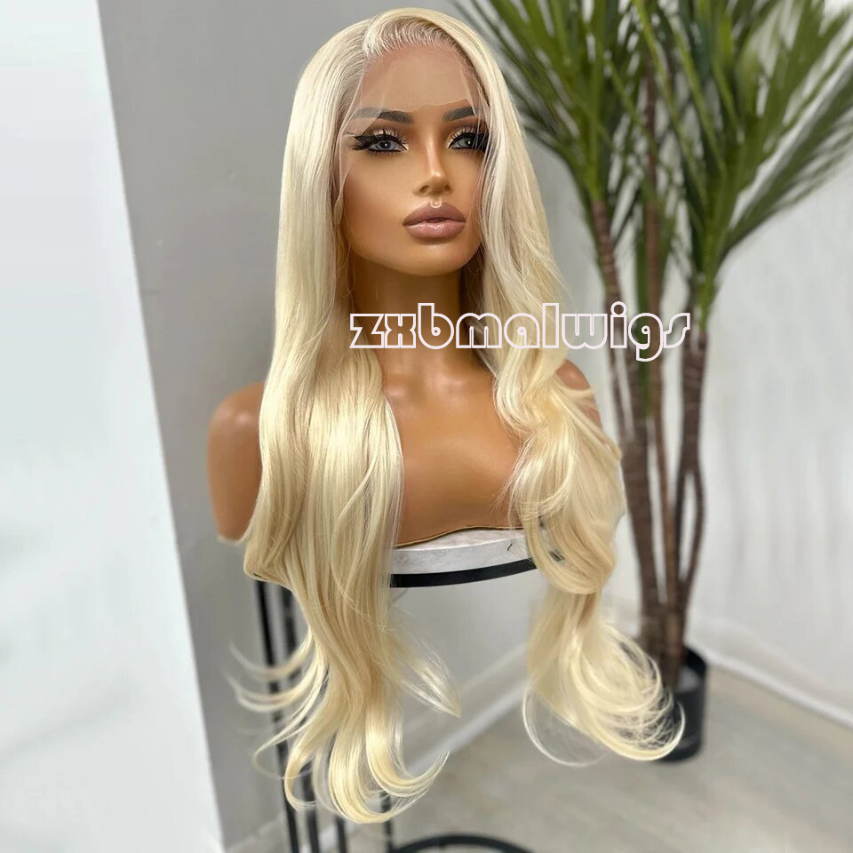 Synthetic Hair 613 Blonde Colo - đánh giá và giá 613 Blonde Body Wave Lace Front Wig