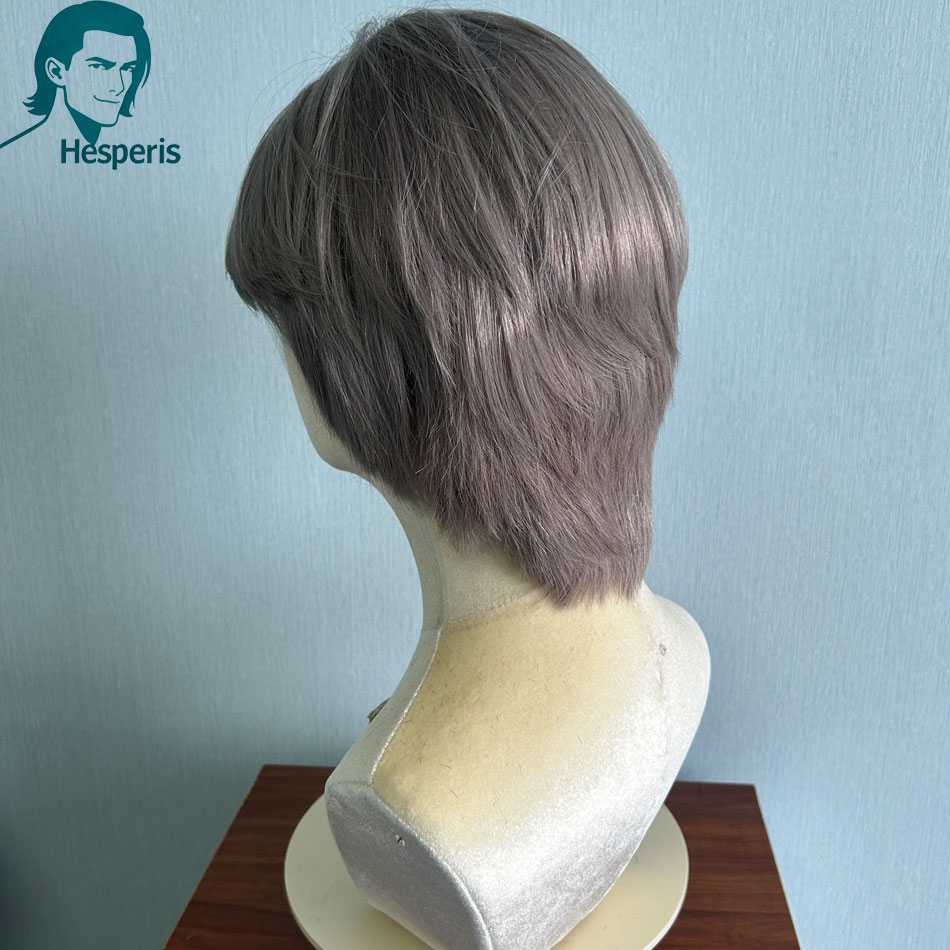 Hesperis Brazilian Remy Grey C - đánh giá và giá Pre Parted 13X4 Lace Front Bob Wig