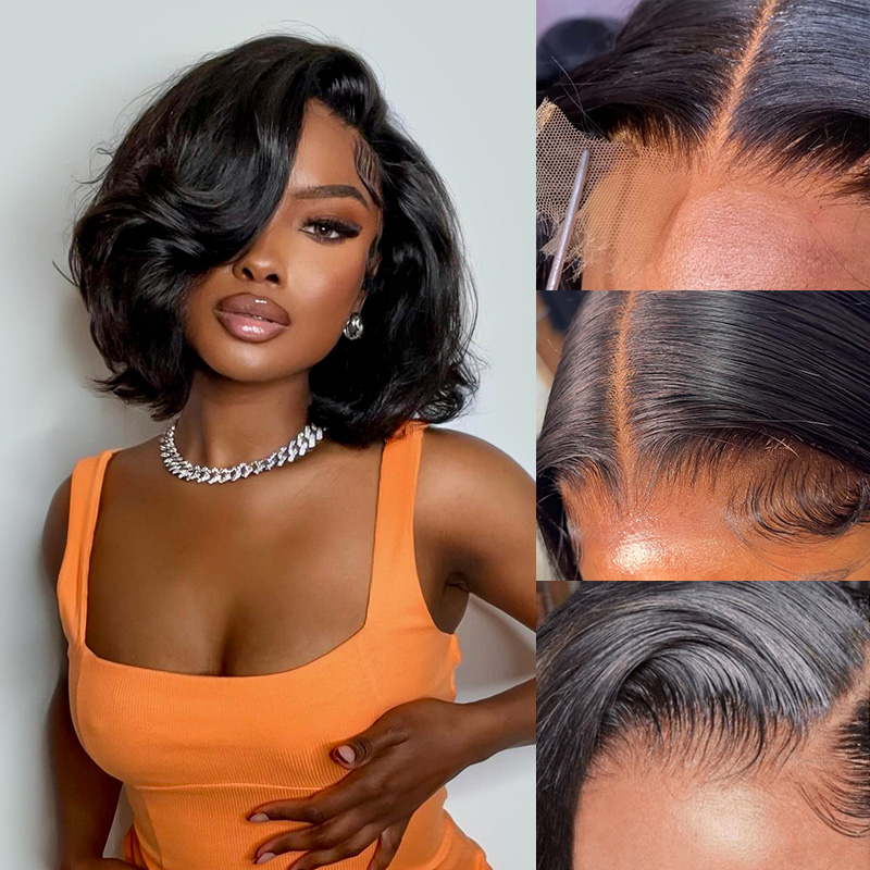 250% Density Human Hair Body W - đánh giá và giá Glueless Wear And Go Human Hair Wig