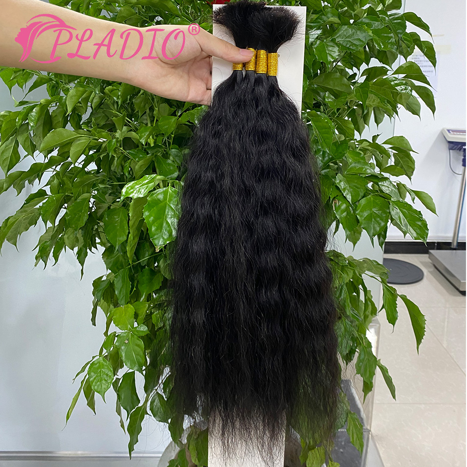 100G Wet and Wavy Bulk Hair Ex - đánh giá và giá Water Wave Bulk Human Hair For Braiding
