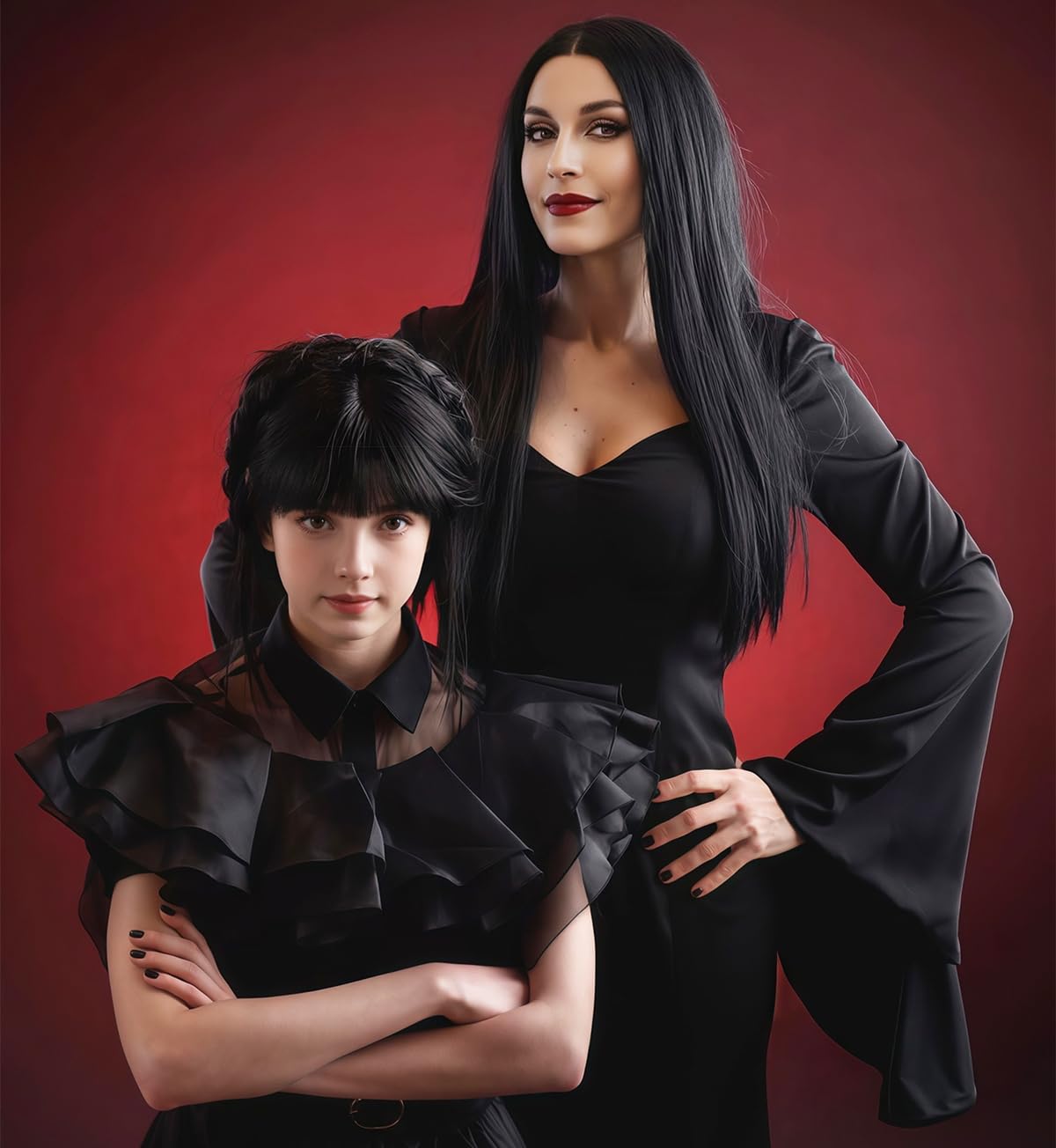 Synthetic Long Black Wig for W - đánh giá và giá Synthetic Braided Wigs For Black Women