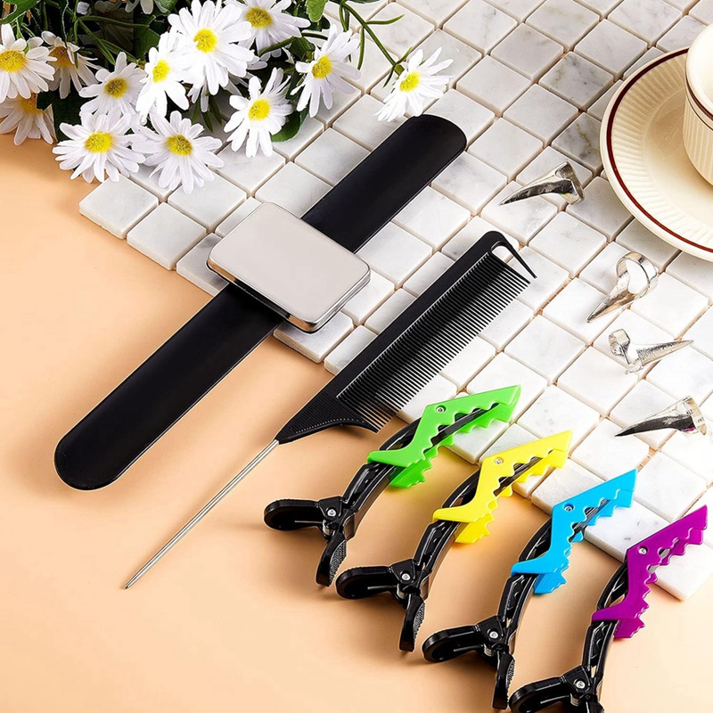 8 PCS Parting Ring Hair Select - đánh giá và giá Hair Clips