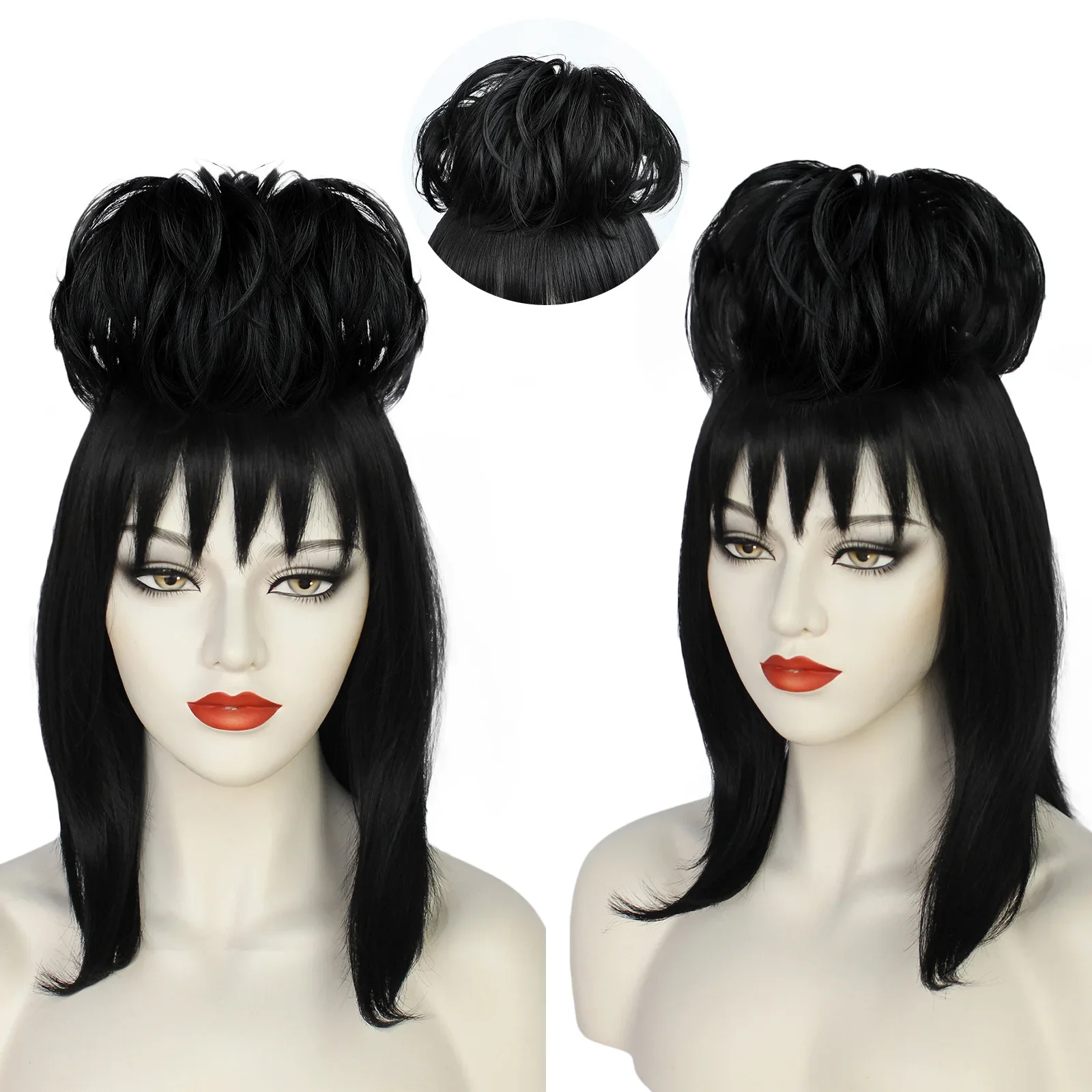 Lydia Deetz Cosplay Wig Bride  - đánh giá và giá Synthetic Braided Wigs For Black Women