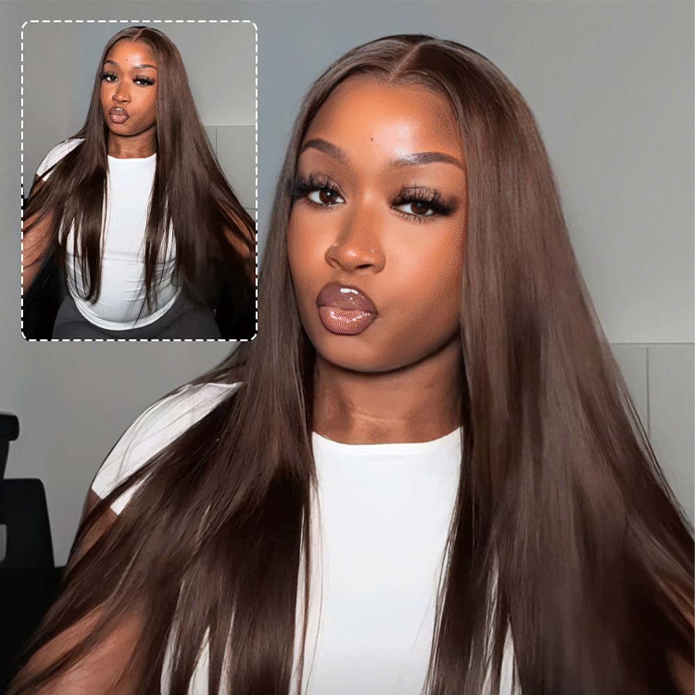 30 40 46 Inch Bone Straight Ch - đánh giá và giá Hd Lace Frontal Wig Human Hair Pre Plucked