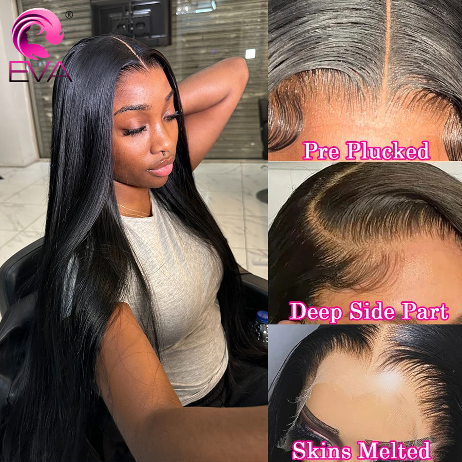 Eva Hair Deep Part HD Lace Fro - đánh giá và giá Hd Lace Frontal Wig Human Hair Pre Plucked