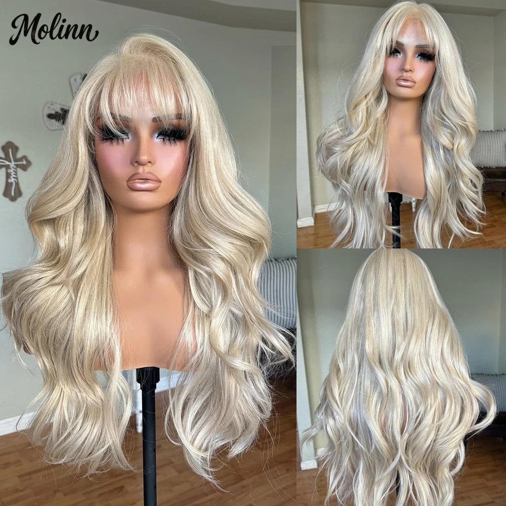 Bangs 613 Blonde Body Wave Lac - đánh giá và giá 613 Blonde Body Wave Lace Front Wig