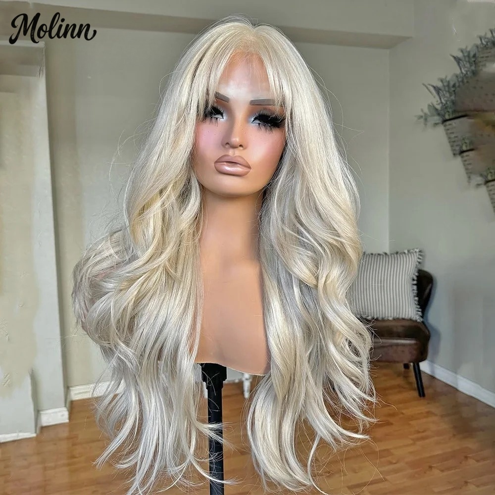 Bangs 613 Blonde Body Wave Lac - đánh giá và giá 613 Blonde Body Wave Lace Front Wig