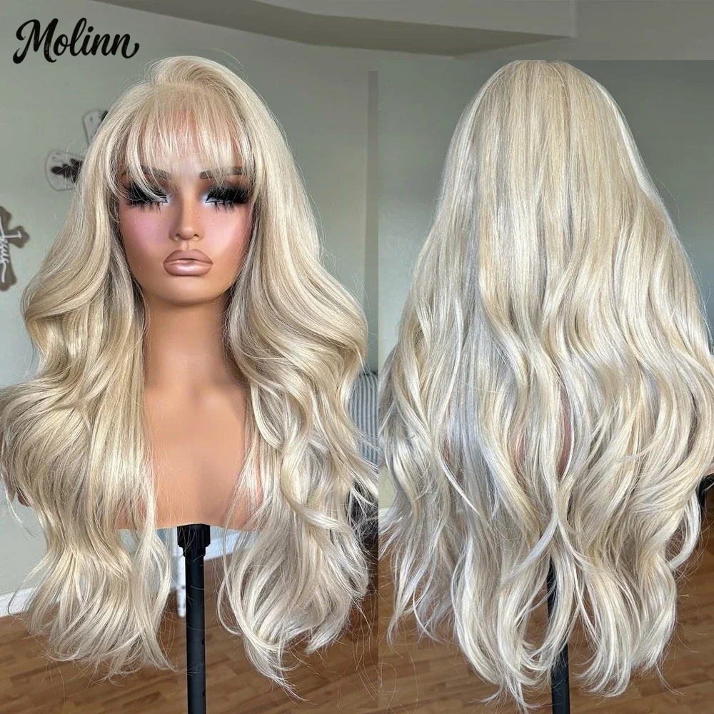 Bangs 613 Blonde Body Wave Lac - đánh giá và giá 613 Blonde Body Wave Lace Front Wig